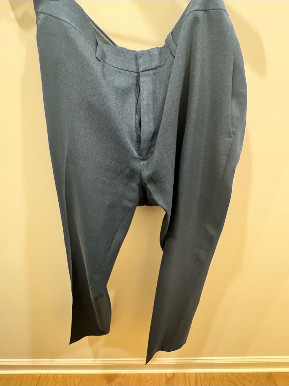 Kenneth Cole Reaction Blue-Gray Dress Pants — 36×32